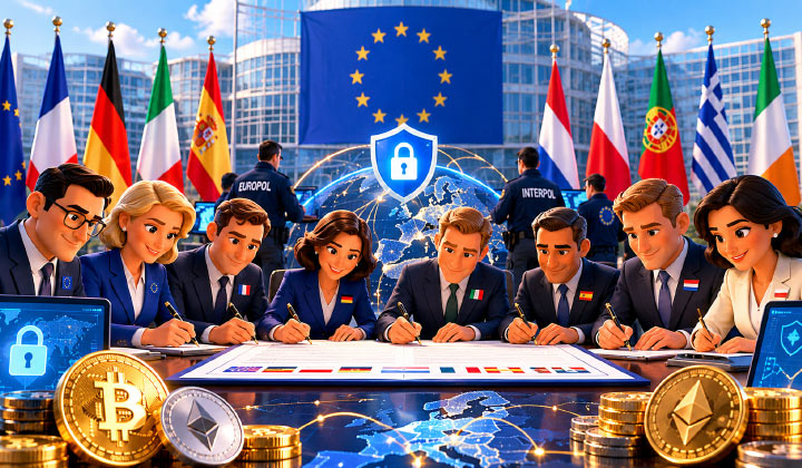 EU & Eight Nations Sign Protocol To Strengthen Crypto Crime Enforcement