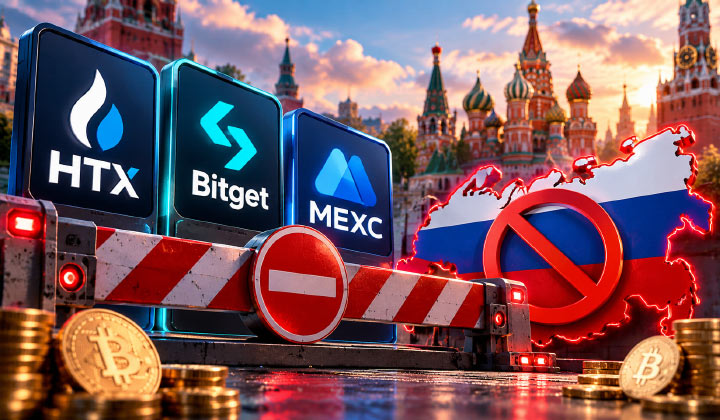 HTX Joins Bitget & MEXC In Restricting Services For Russian Users
