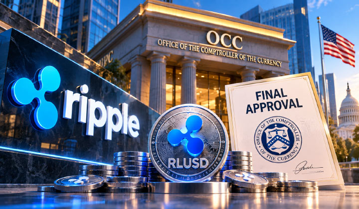 OCC Grants Final Approval For Ripple National Trust Bank To Manage RLUSD Reserves