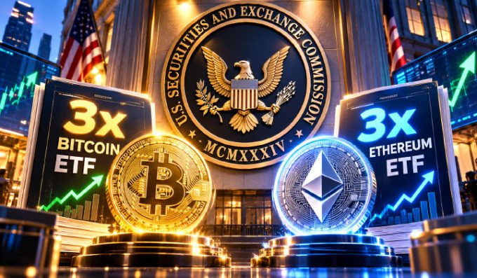 SEC Approves First 3x Leveraged Bitcoin & Ethereum ETFs In US