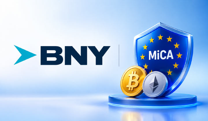 BNY Expands Regulated Crypto Custody Services To EU Institutions Under MiCA