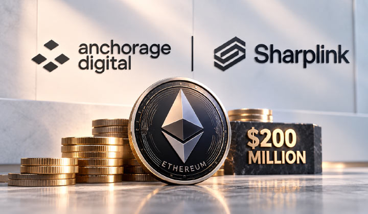 Anchorage Enables SharpLink’s $200M Ethereum Deployment On Blockchain