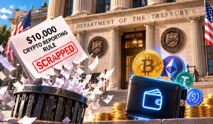 US Drops Proposed $10,000 Crypto Reporting Rule For Private Wallets