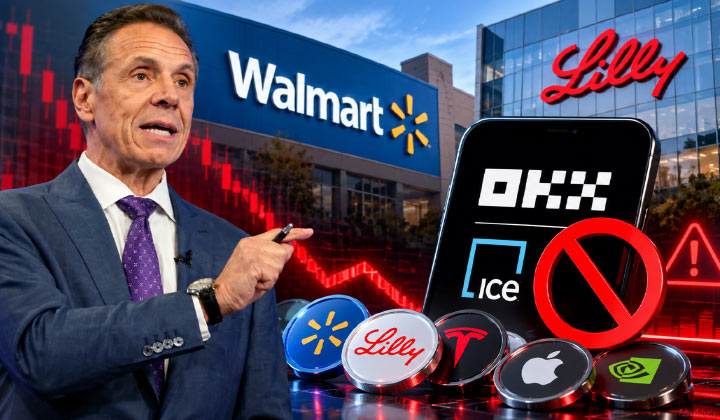 38 Firms Now Reject OKXICE Tokenized Stocks As Walmart & Eli Lilly Object