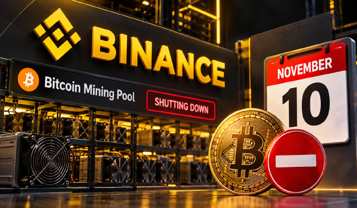 Binance To Close Bitcoin Mining Pool On November 10