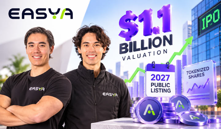 Blockchain App EasyA Targets 2027 Listing After Reaching $1.1B Valuation
