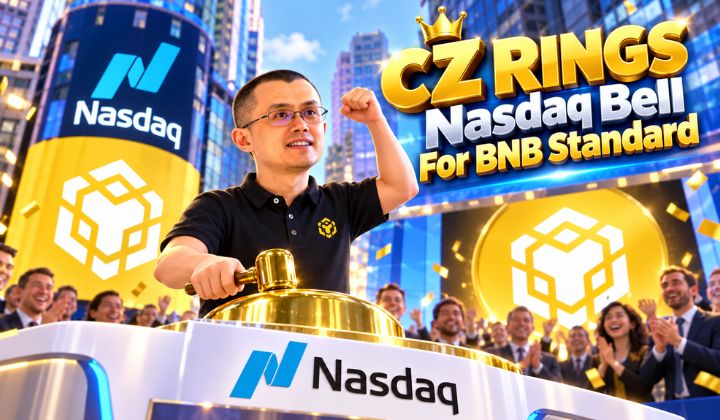 New Name, New CEO: BNB Standard Marks Its Day At Nasdaq With CZ