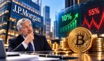 JPMorgan Sees 10% Annual Bitcoin Returns, Warns Of 55% Volatility