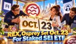 REX, Osprey Target October 23 For Staked SEI ETF Launch