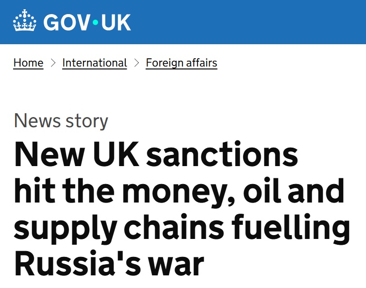 UK Expands Russia Sanctions To Target Crypto Exchanges & Payment Platforms
