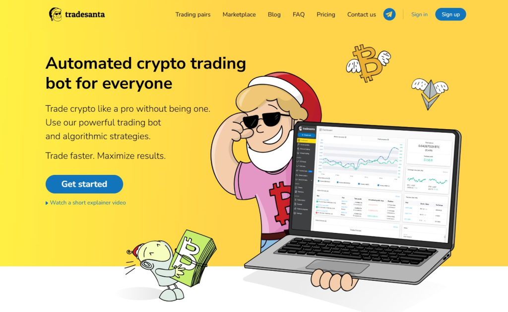 5. TradeSanta – Best For Straightforward Grid & DCA Bots