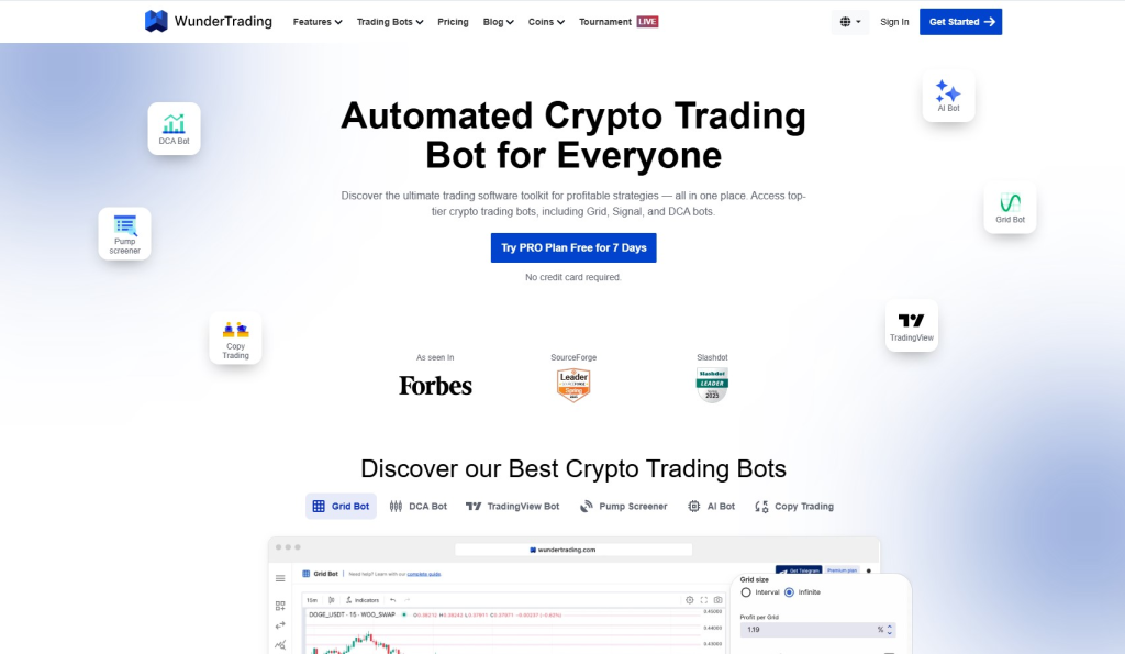 6. WunderTrading – Best For Copy Trading & Signal Automation