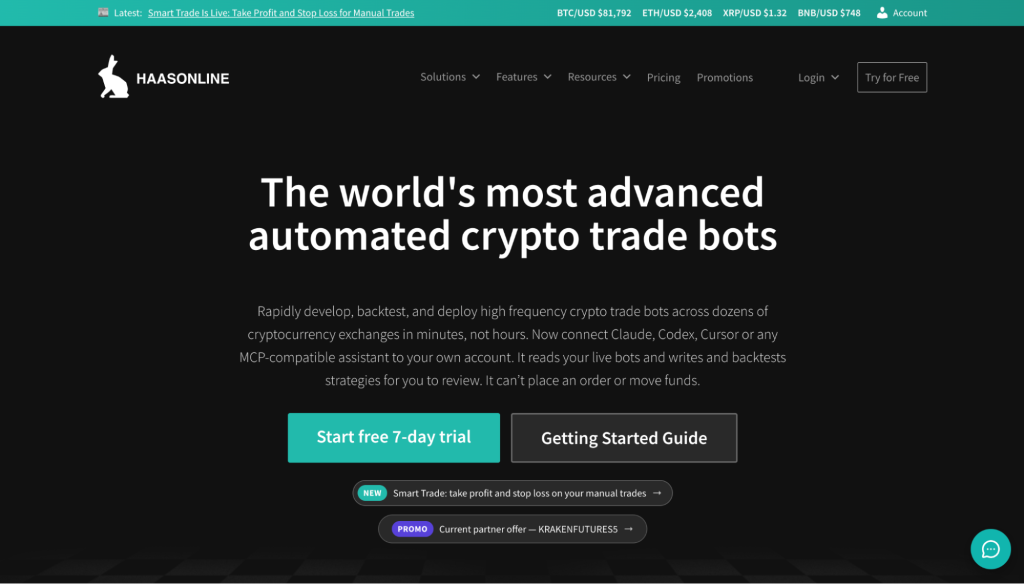 9. HaasOnline – Best For Advanced Strategy Building