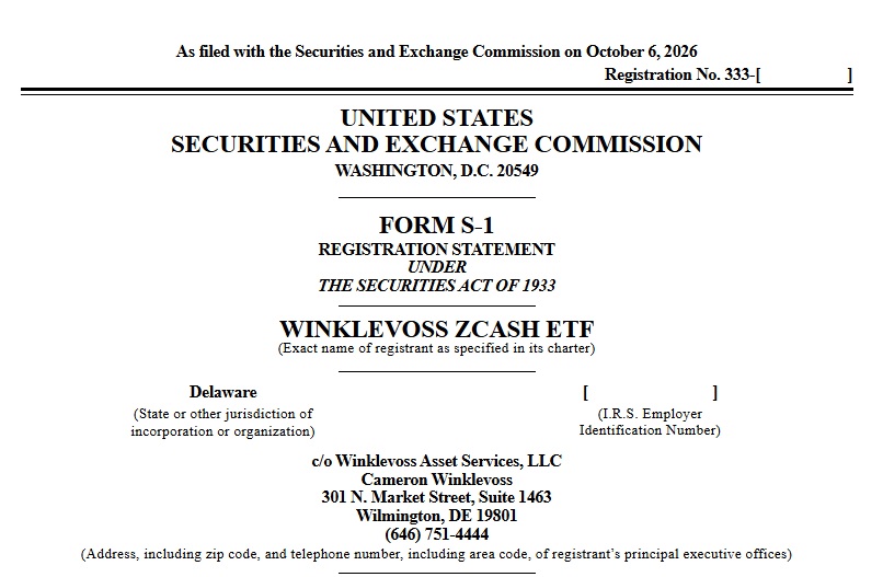Winklevoss Brothers Take Fresh Step To Bring Zcash ETF To US Market